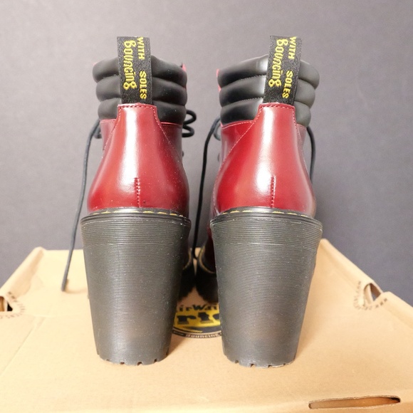 NEW* Dr. Marten Persephone boots in cherry Size 6 - Picture 8 of 11